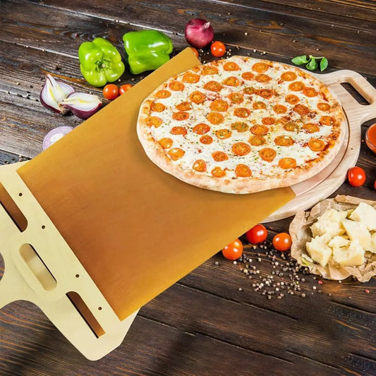 Sliding Pizza Shovel – Non-Stick Pizza Transfer Board & Baking Tool