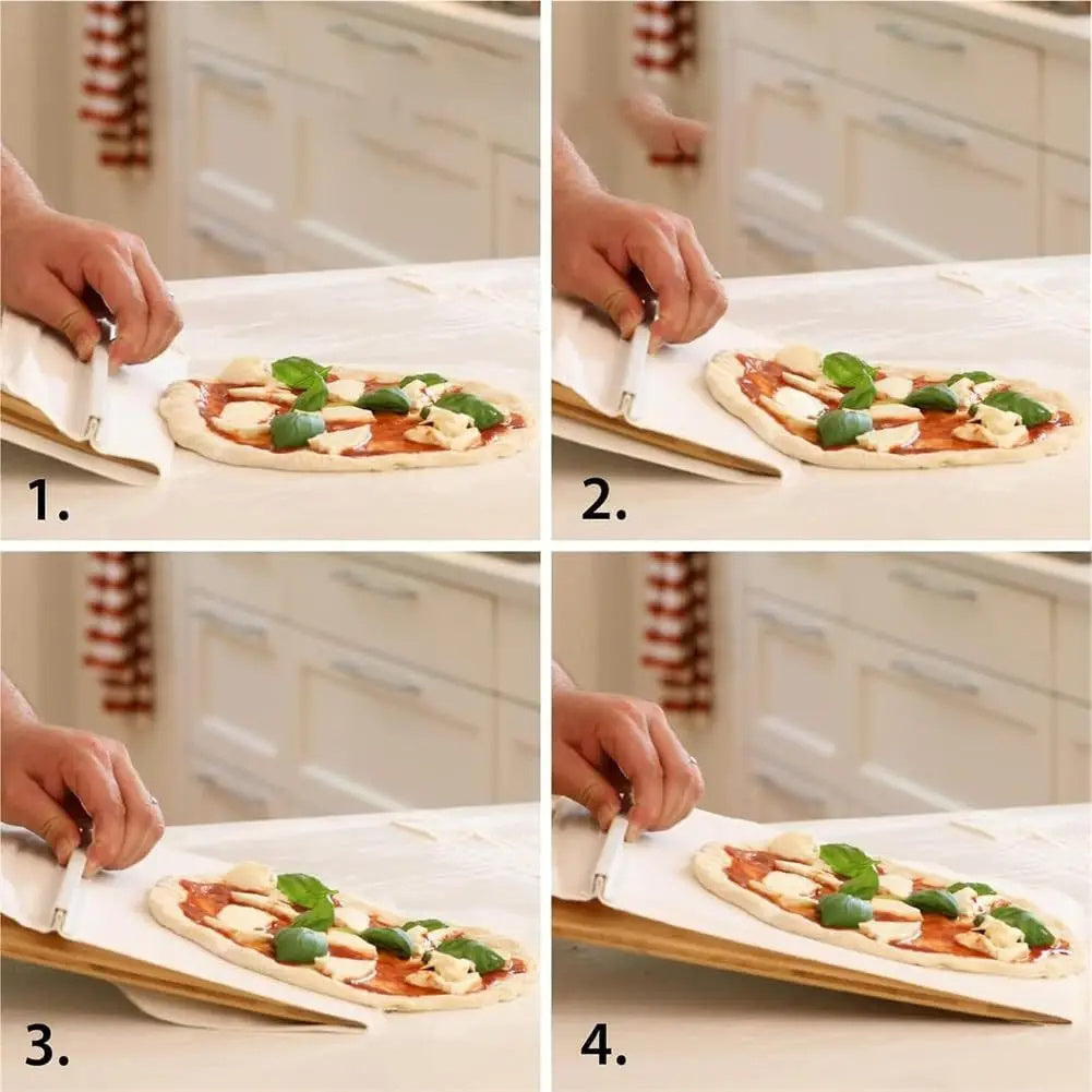 Sliding Pizza Shovel – Non-Stick Pizza Transfer Board & Baking Tool