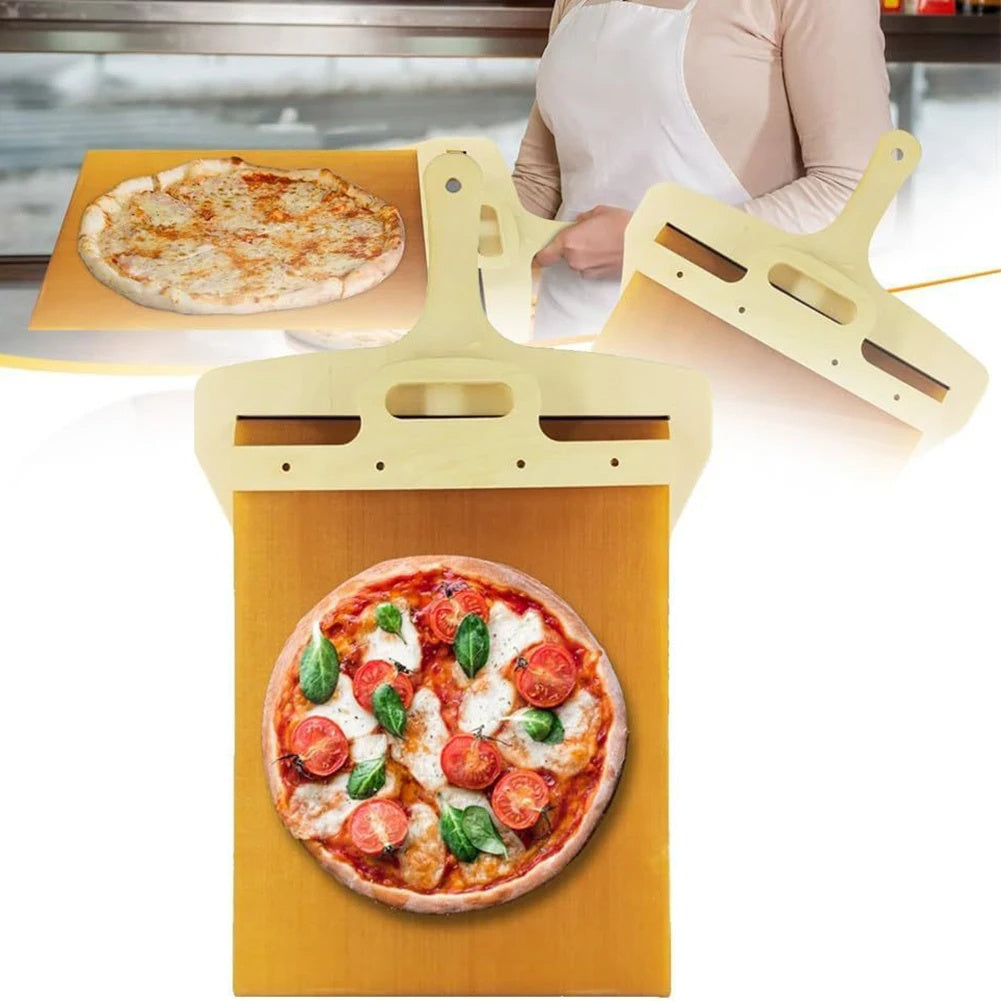 Sliding Pizza Shovel – Non-Stick Pizza Transfer Board & Baking Tool