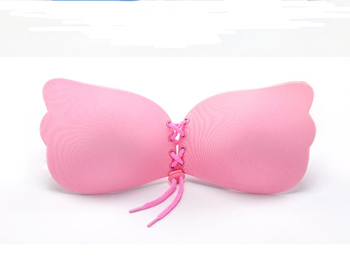 Self-Adhesive Strapless Push-Up Bra – Invisible Silicone Bandage Bra with Front Closure