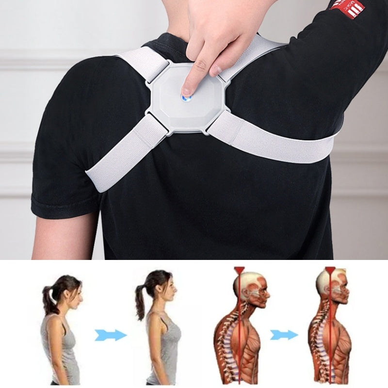Smart Adjustable Posture Corrector Belt – Real-Time Back & Spine Alignment Support for Kids & Adults