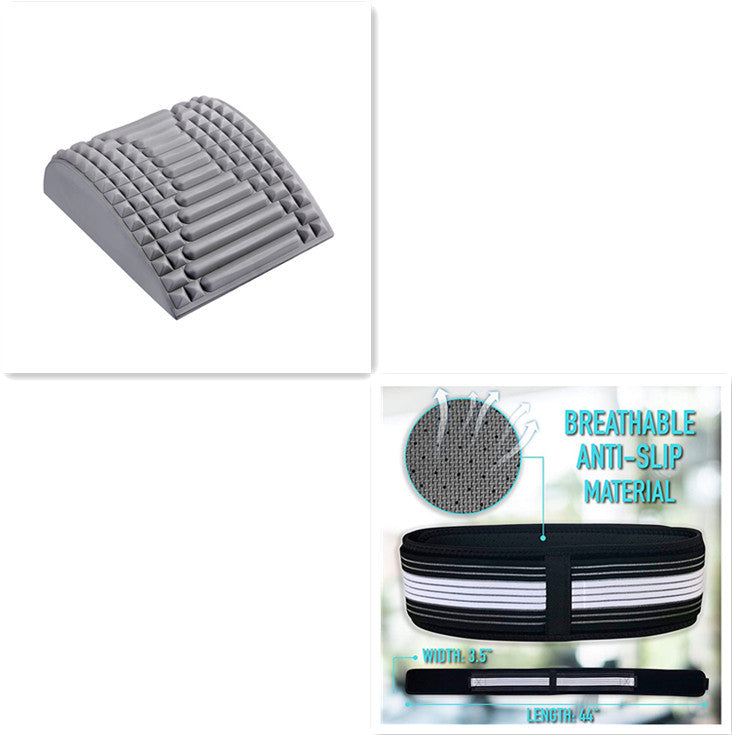 Back Stretcher Pillow – Neck & Lumbar Support Massager for Pain Relief & Relaxation