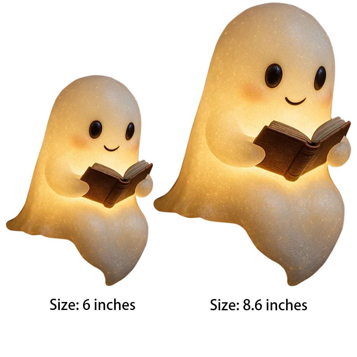 Cute LED Ghost Night Light – Children’s Bedside Sleep Lamp & Halloween Decoration | Warm Candlelight Glow