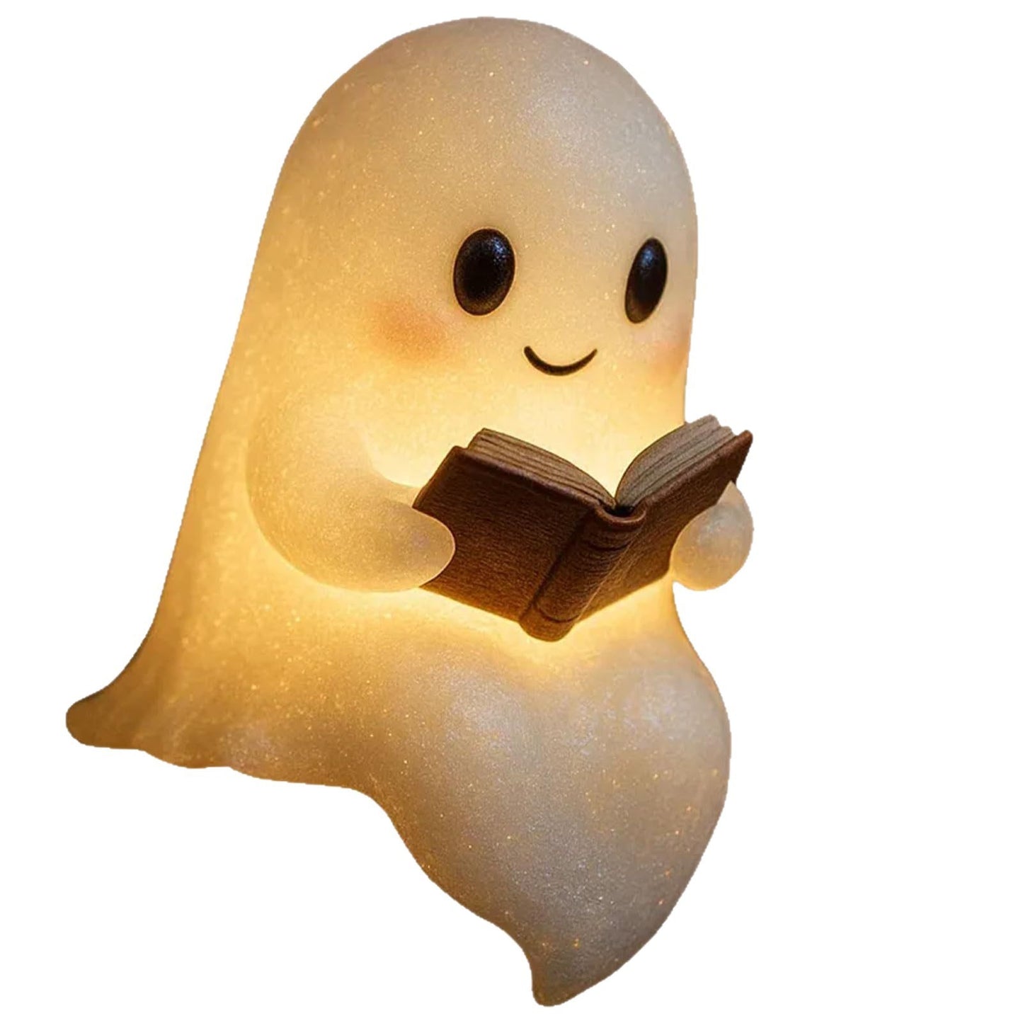 Cute LED Ghost Night Light – Children’s Bedside Sleep Lamp & Halloween Decoration | Warm Candlelight Glow